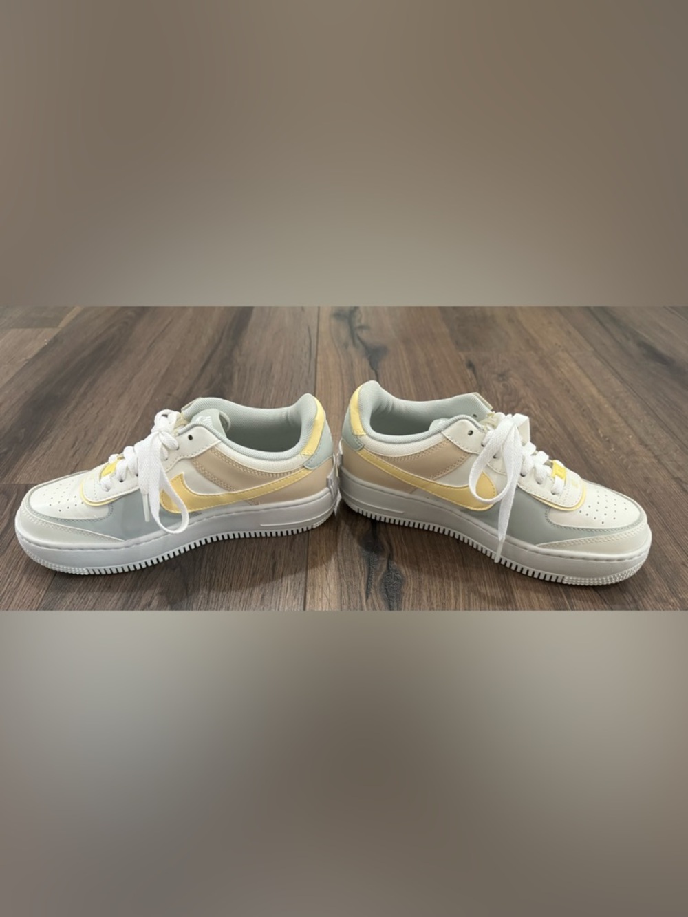 Nike Air Force 1 Low Pastel Yellow & Light Blue Cream